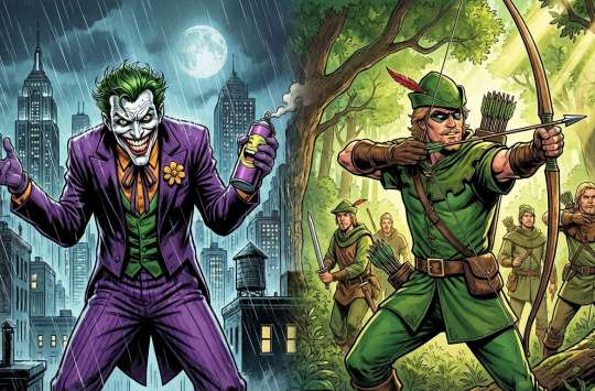 Joker, Robin Hood, Bapak dan Indonesia