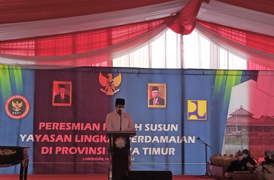 Kepala BNPT Resmikan Rumah Susun Yayasan Lingkar Perdamaian