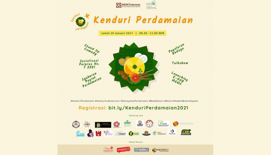 WGWC Gelar Kenduri Perdamaian dan Harapan Anti Terorisme