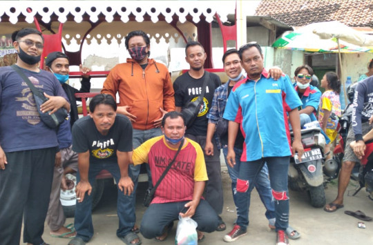 Sisihkan Pendapatan, Paguyuban Odong-Odong Brebes berbagi ke Anak Yatim dan Jompo