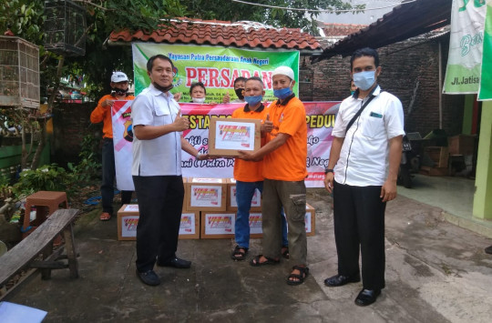 Yayasan Persadani Terima Bantuan Paket Sembako dari Polrestabes Semarang